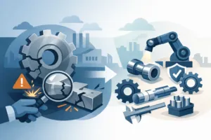 Cómo reducir fallas en piezas metálicas industriales