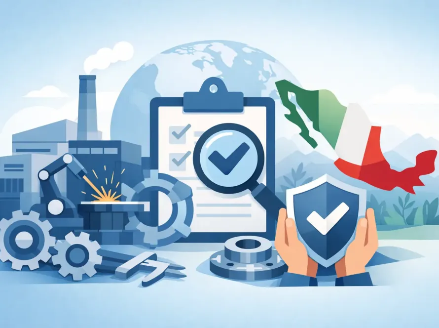 Empresa metalmecánica con ISO 9001 en México