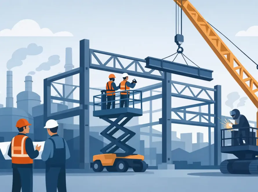 Fabricación de estructuras metálicas industriales