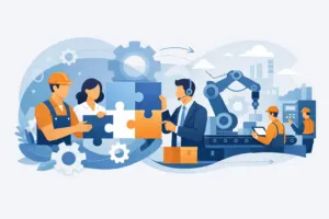 Integración de equipos para manufactura