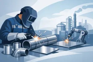 Soldadura en acero inoxidable para industria