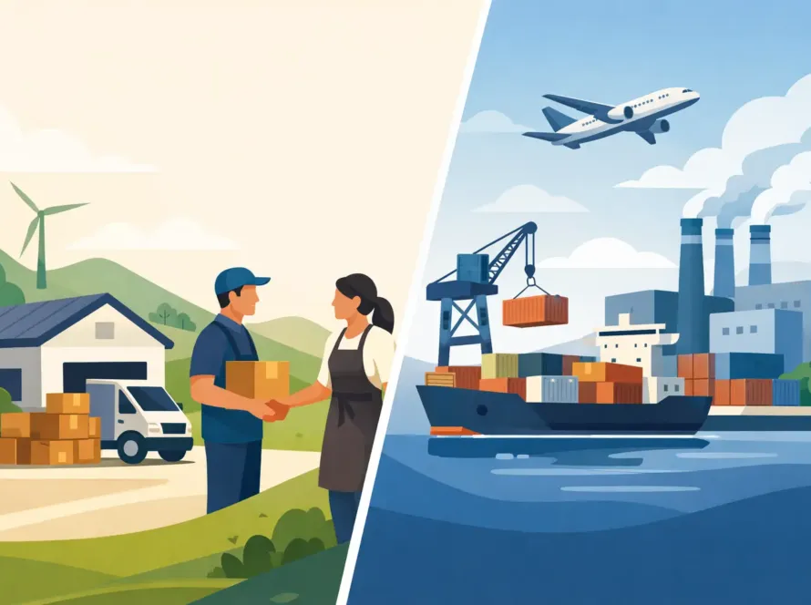 Proveedor local vs importación industrial
