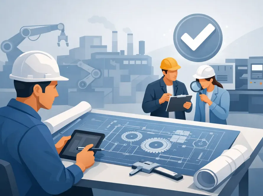 Cómo validar planos de fabricación industrial