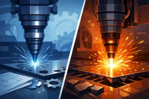 Corte láser vs plasma industrial para proyectos